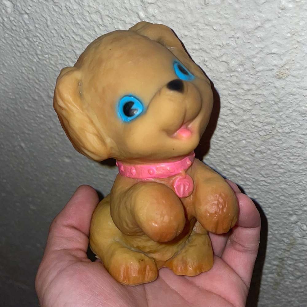 Vintage soft baby squeeker toy